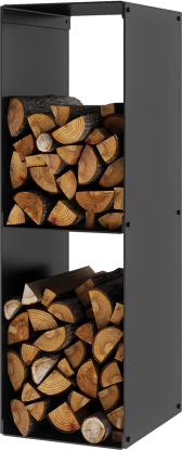 Woodrack vedstativ svart - 98 cm