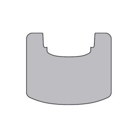 Gulvplate C800 stål - grå