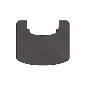 Gulvplate C800 glass - svart