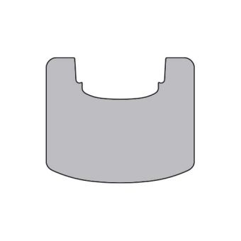 Gulvplate C800 stål - grå