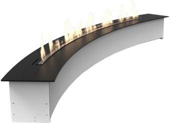 Denver F6 Curved bioetanol brenner i svart