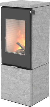 Nexo SST 120 mocca vedovn med glassdør - Kleberstein