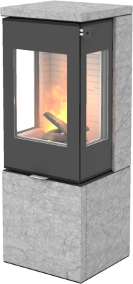 Nexo SST 120 platina vedovn med sideglass og glassdør - Kleberstein